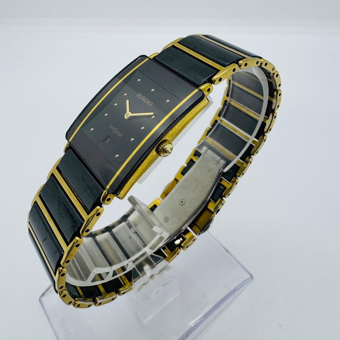 ✨RADO✨ラドー✨DIASTAR✨デイト✨ブラック文字盤✨腕時計✨