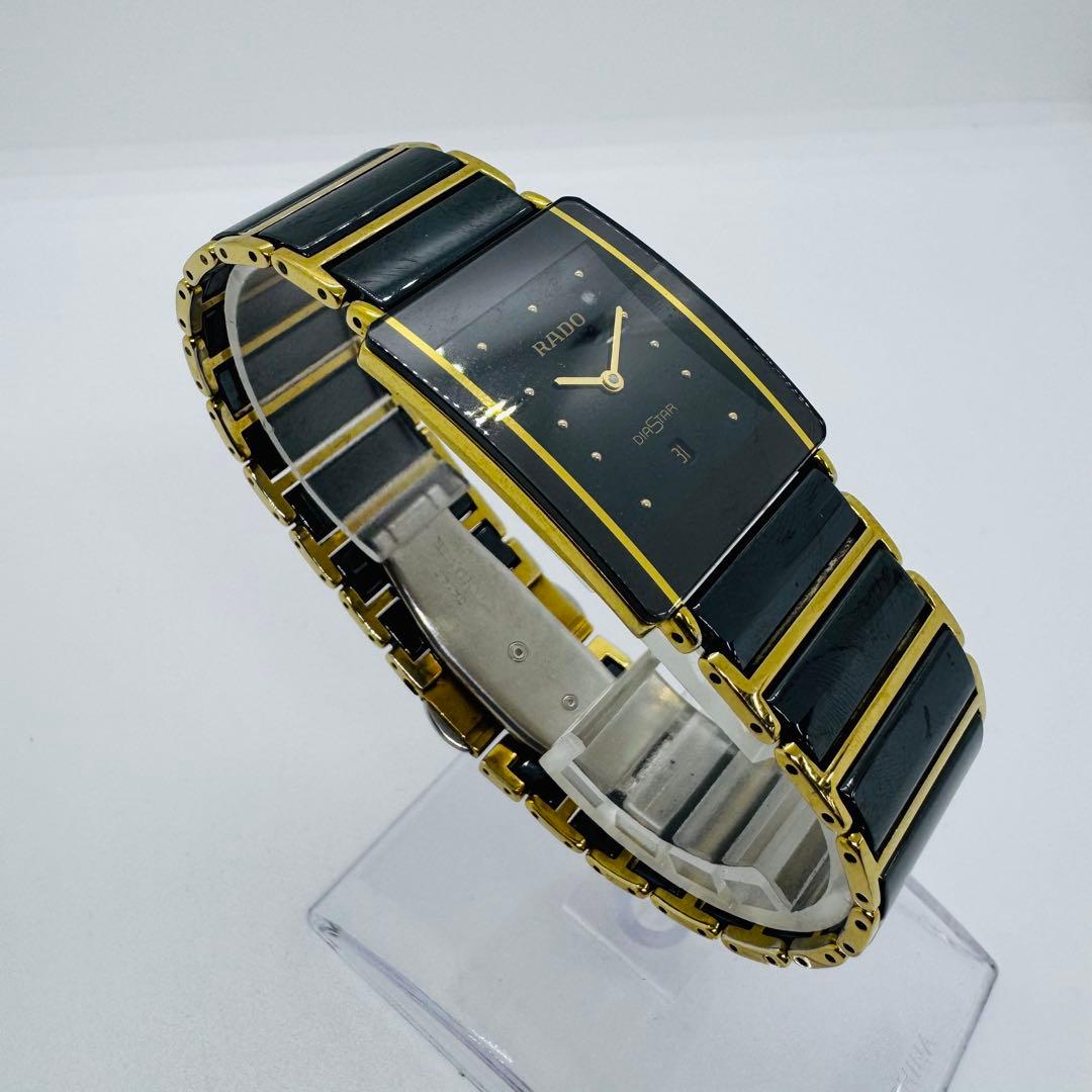 ✨RADO✨ラドー✨DIASTAR✨デイト✨ブラック文字盤✨腕時計✨
