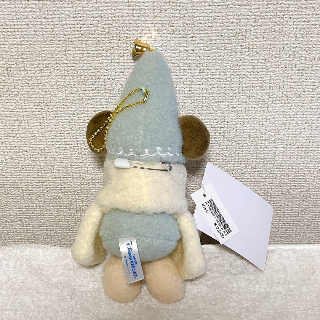 ☆ディズニークリスマス2025 リルリンリン ぬいぐるみバッジ 水色