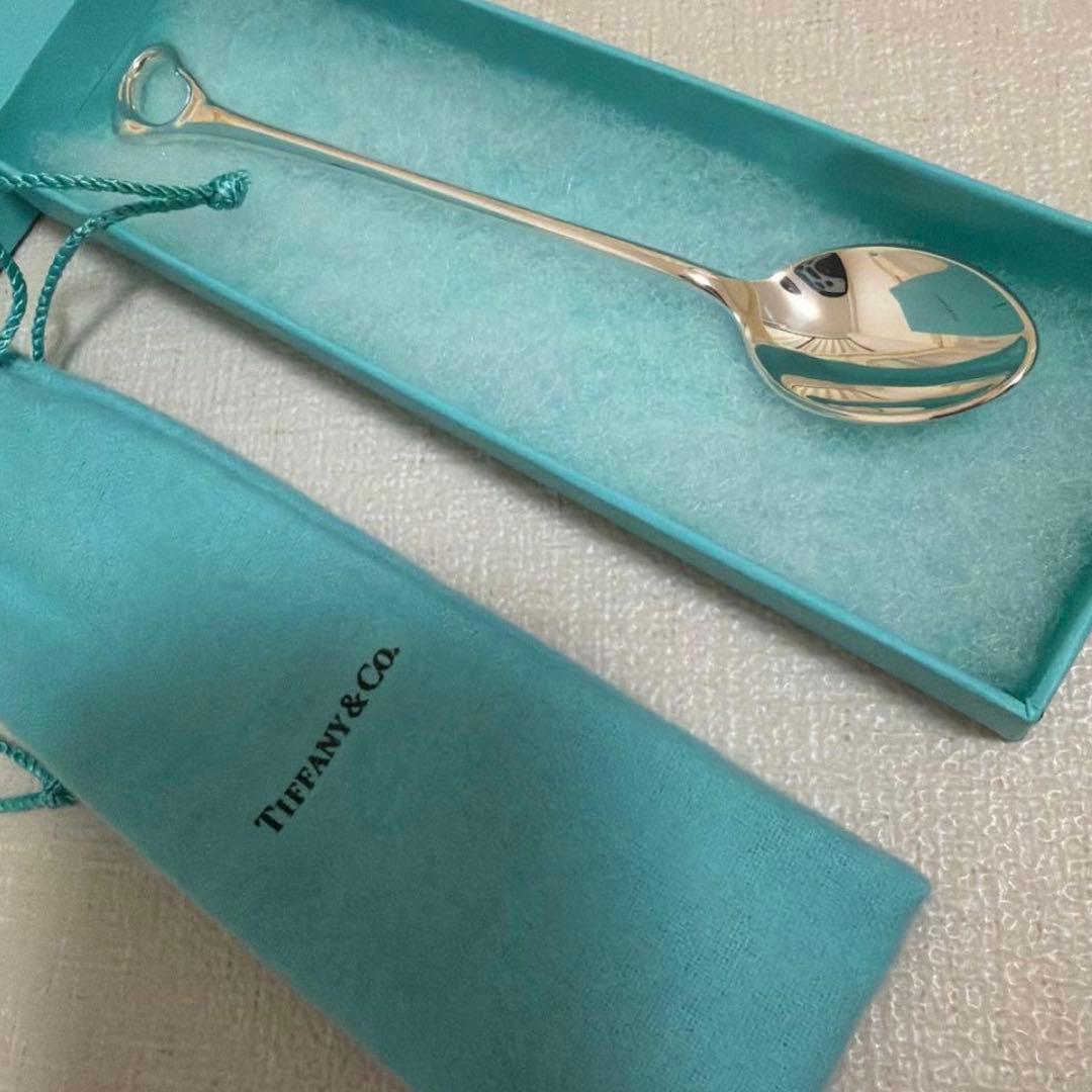 【新品未使用品】スプーン　tiffany ティファニー　オープンハート シルバー