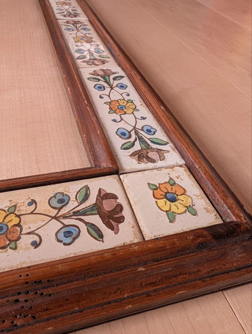 ACTUS バレンシアウォールミラースペイン製タイル無垢