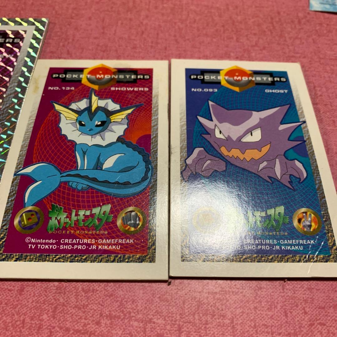 アマダ角面子 ポケモンメンコ当り 当時物【キラ】ミュウ シャワーズ