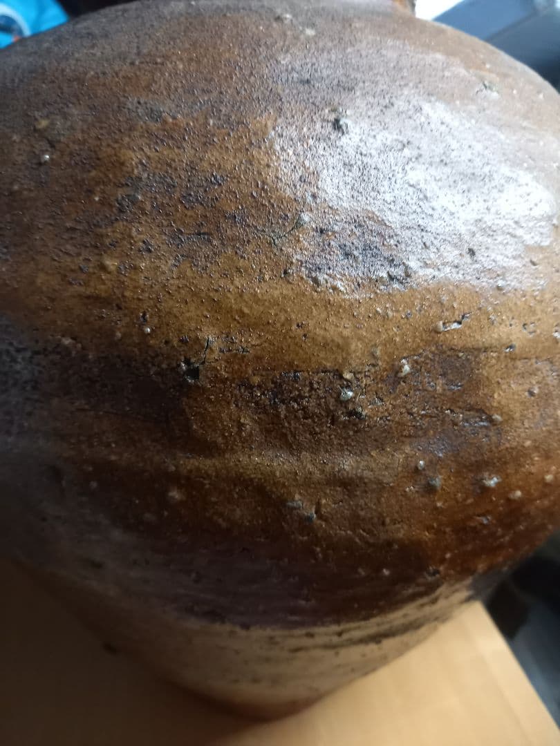 タイムセール信楽焼　綺麗な花瓶です。