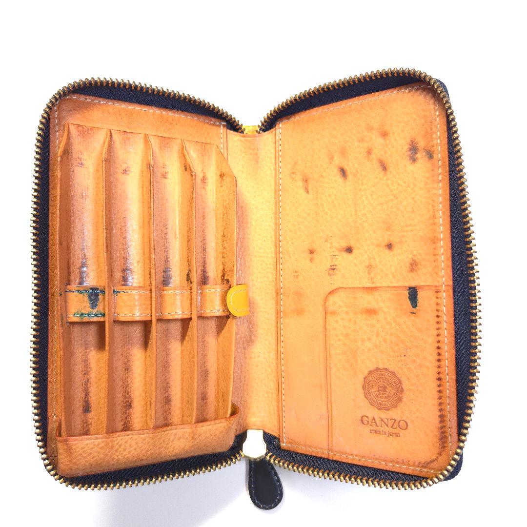 GANZO✕趣味の文具箱コラボ 4本差しペンケース