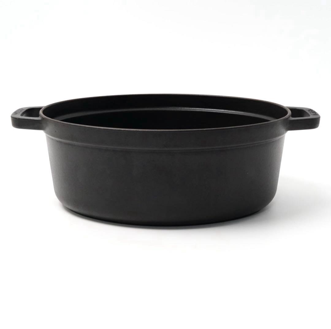 【美品】ストウブ staub ピコココット オーバル 31cm ブラック
