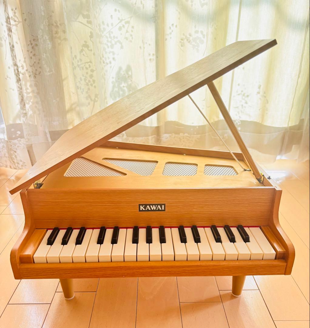 KAWAI カワイ　グランドピアノミニ　ナチュラル　オープン　32鍵盤 KAWAI カワイ ミニピアノ KAWAI 1144 グランドピアノ ナチュラル (子供