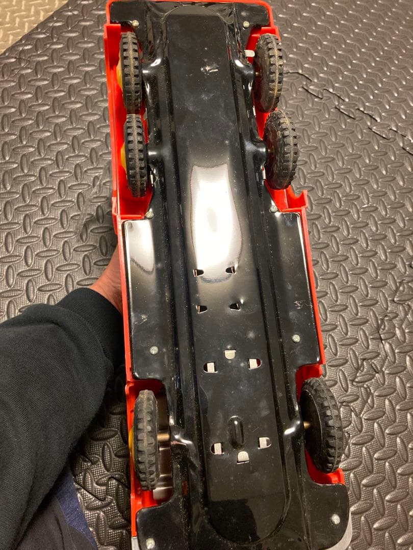 値下げ新品未使用美品】ヨネザワ ベル付 ふそうハシゴ消防車リフト