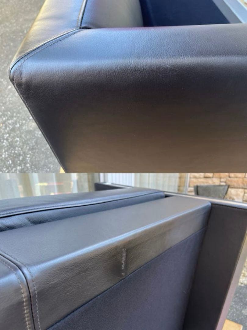 FLACE フレイス　本革　3Sソファ　ソラリオ　 68万　モダン　3人掛け