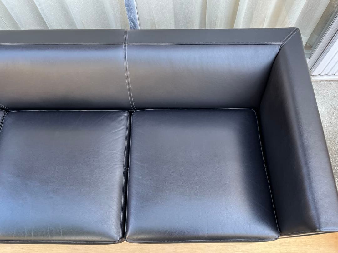 FLACE フレイス　本革　3Sソファ　ソラリオ　 68万　モダン　3人掛け