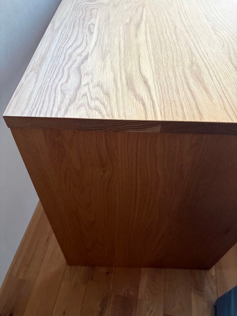 無印良品　デスク　オーク無垢材