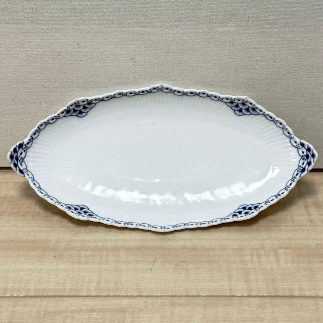 ロイヤルコペンハーゲン プリンセス ピックル ディッシュ 24.5cm 美品