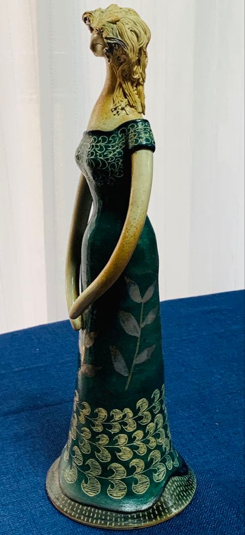 陶器置物【女性像 シリーズ】モダンデザイン 生楽陶園