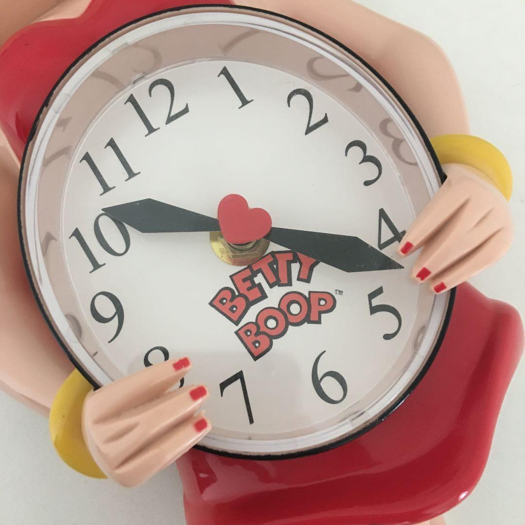 超希少 BETTY BOOP ベティ壁掛け振り子時計 - メルカリ