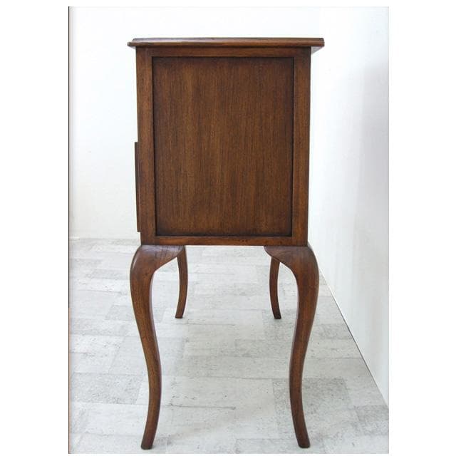 英国スタイル スライドテーブル付コンソールチェスト W90