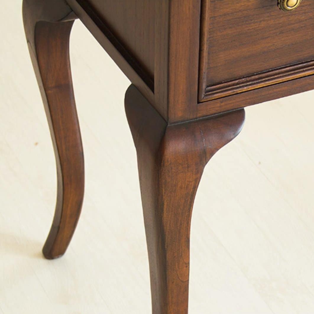 英国スタイル スライドテーブル付コンソールチェスト W90