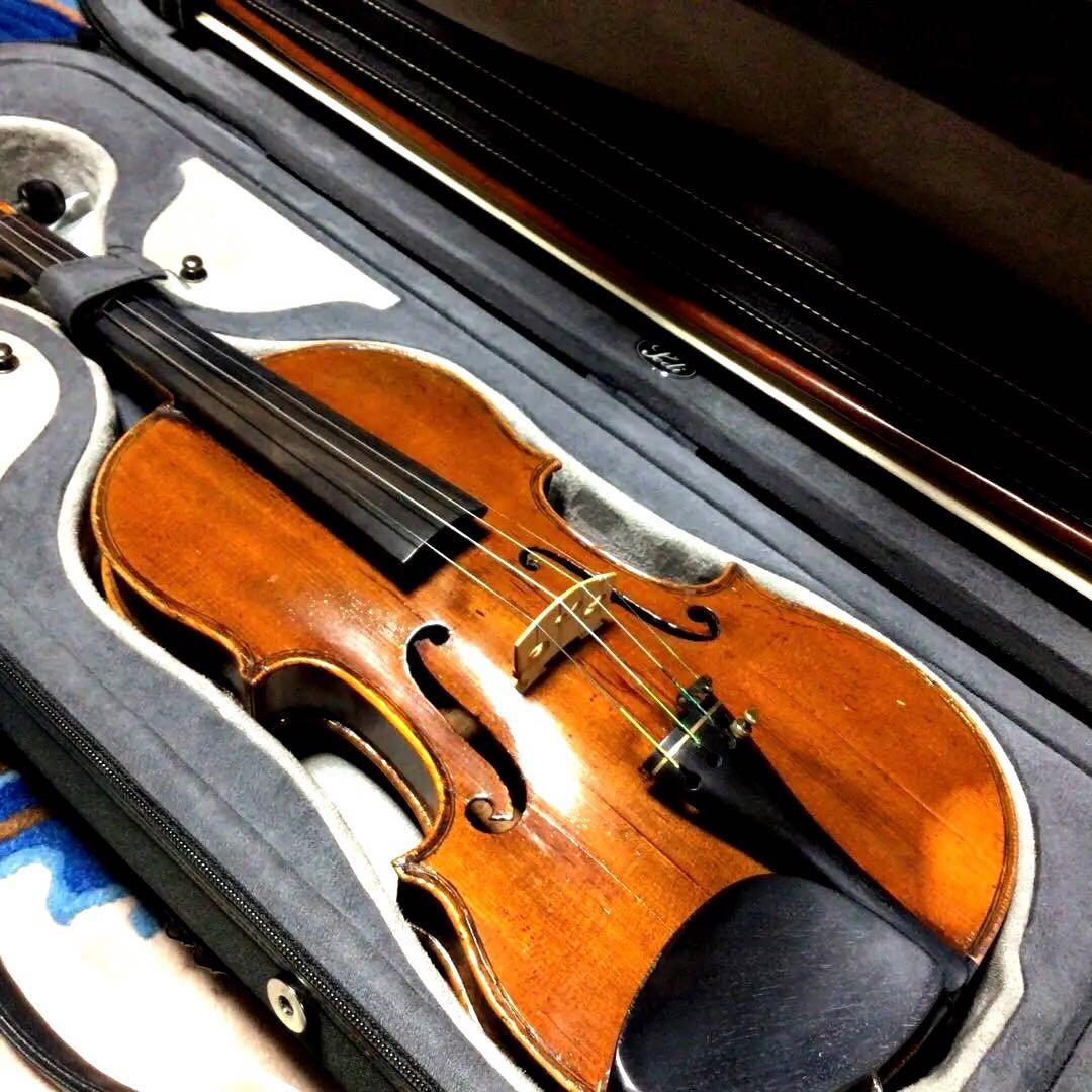 オールドフレンチ レッドブラウンバイオリン本体 - メルカリ