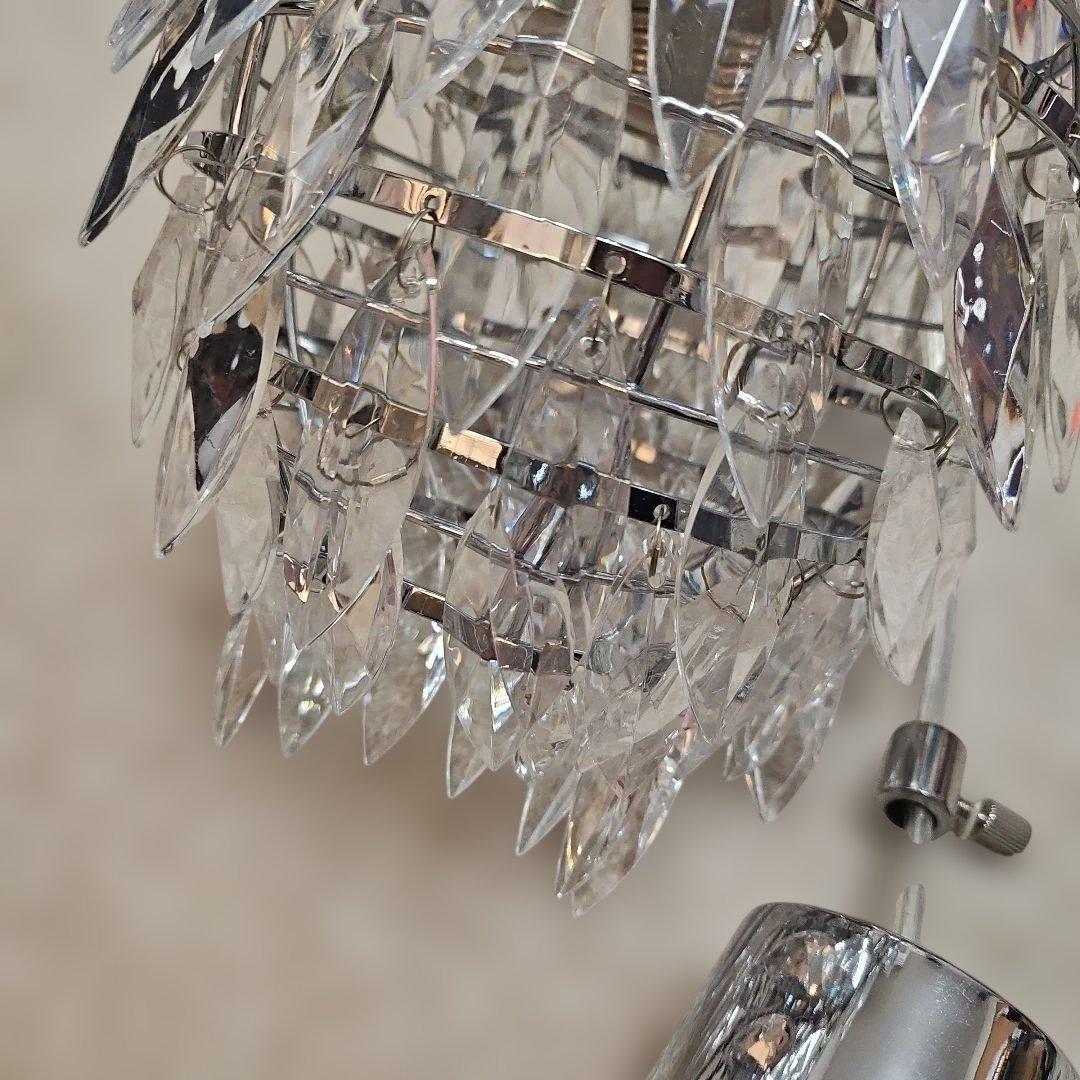 Francfranc シャンデリア お洒落 照明 ペンダントライト キラキラ 羽