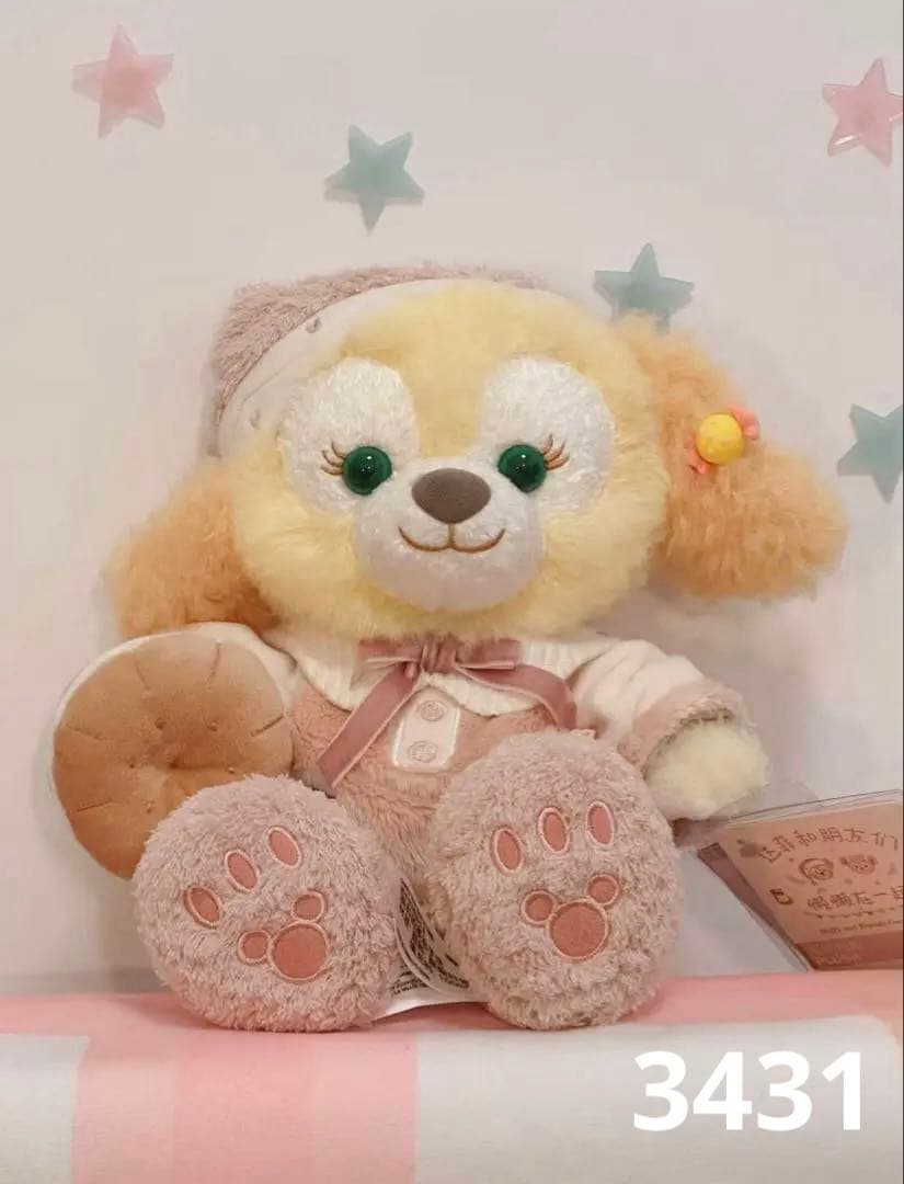 お顔厳選　上海ディズニー　リラックス　クッキーアンSSぬいぐるみ3431
