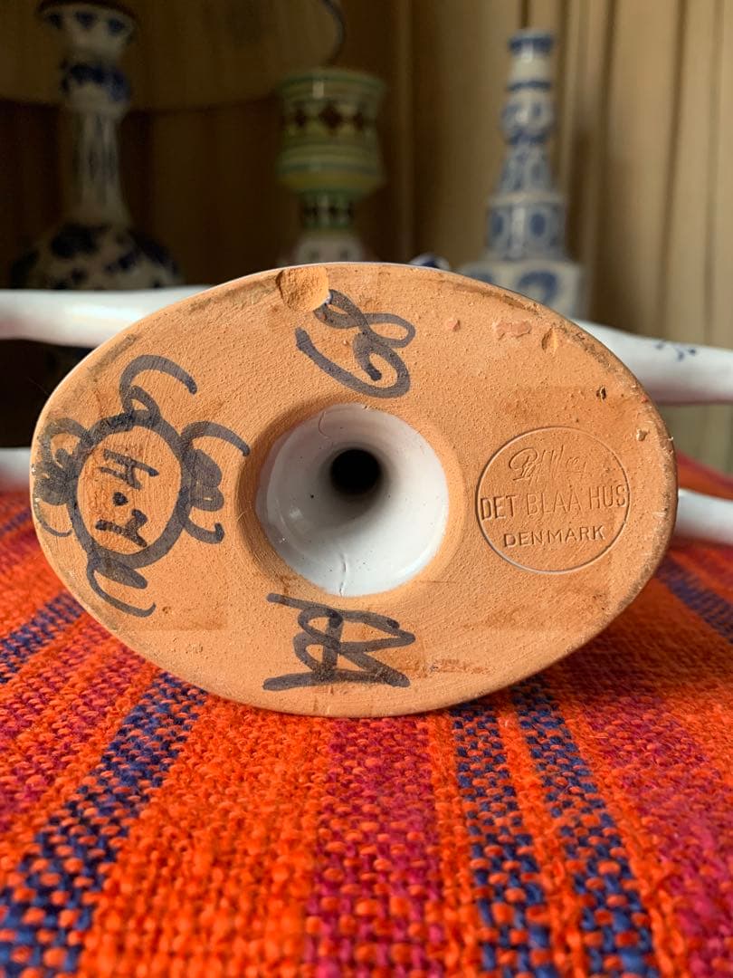 ビヨンヴィンブラッド　1968年ビンテージ手書きスタジオ一点物キャンドル立て