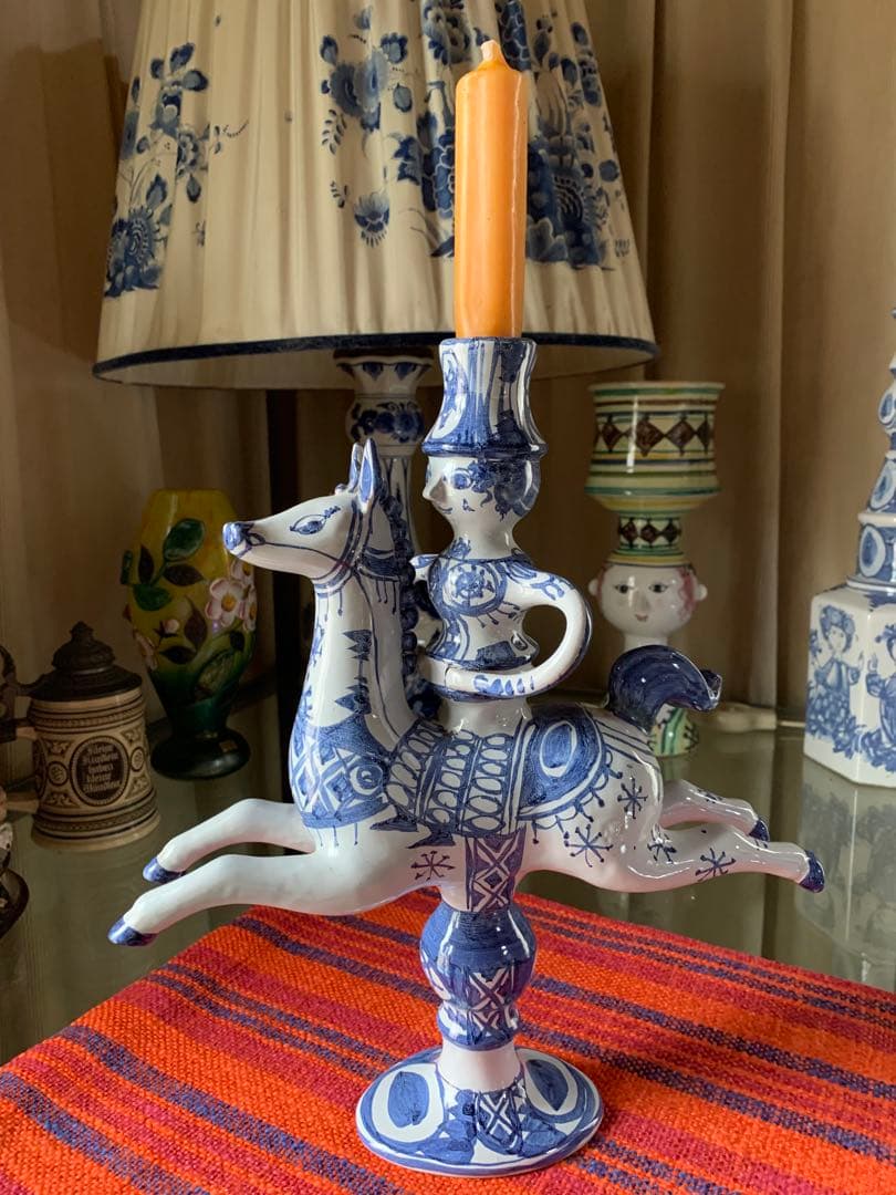 ビヨンヴィンブラッド　1968年ビンテージ手書きスタジオ一点物キャンドル立て