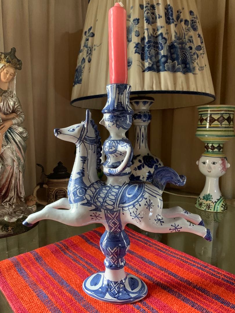 ビヨンヴィンブラッド　1968年ビンテージ手書きスタジオ一点物キャンドル立て