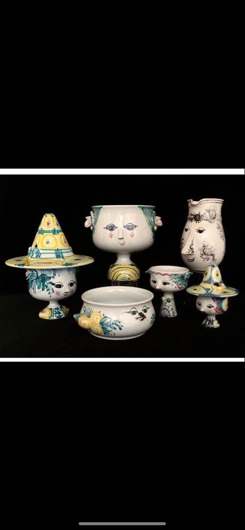 ビヨンヴィンブラッド　1968年ビンテージ手書きスタジオ一点物キャンドル立て