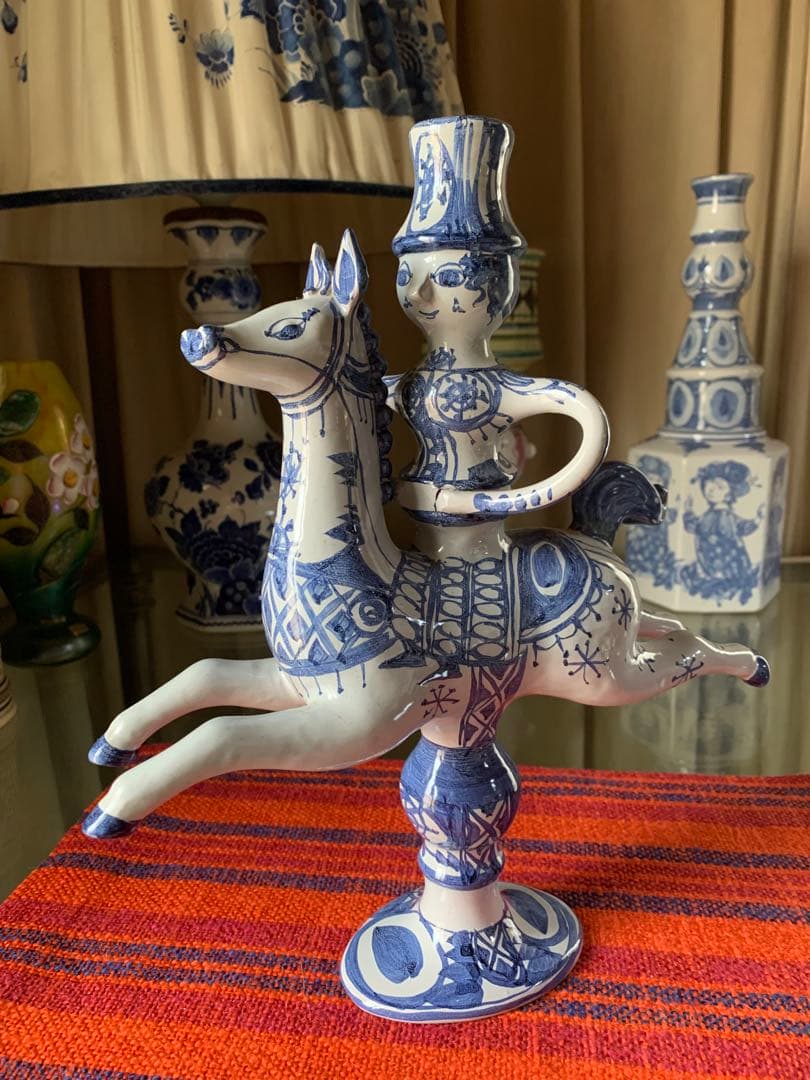 ビヨンヴィンブラッド　1968年ビンテージ手書きスタジオ一点物キャンドル立て