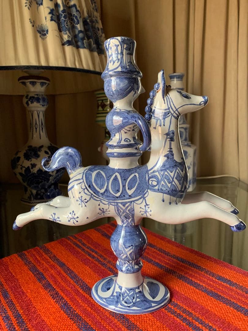 ビヨンヴィンブラッド　1968年ビンテージ手書きスタジオ一点物キャンドル立て