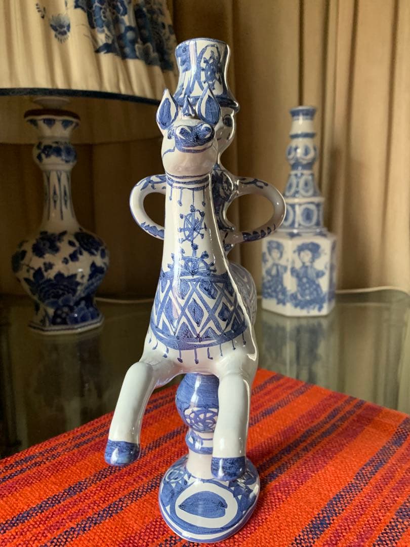 ビヨンヴィンブラッド　1968年ビンテージ手書きスタジオ一点物キャンドル立て