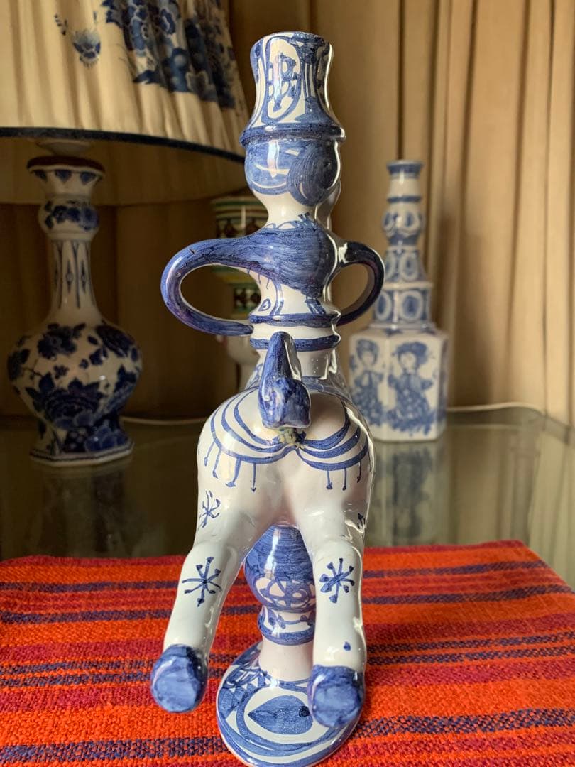 ビヨンヴィンブラッド　1968年ビンテージ手書きスタジオ一点物キャンドル立て