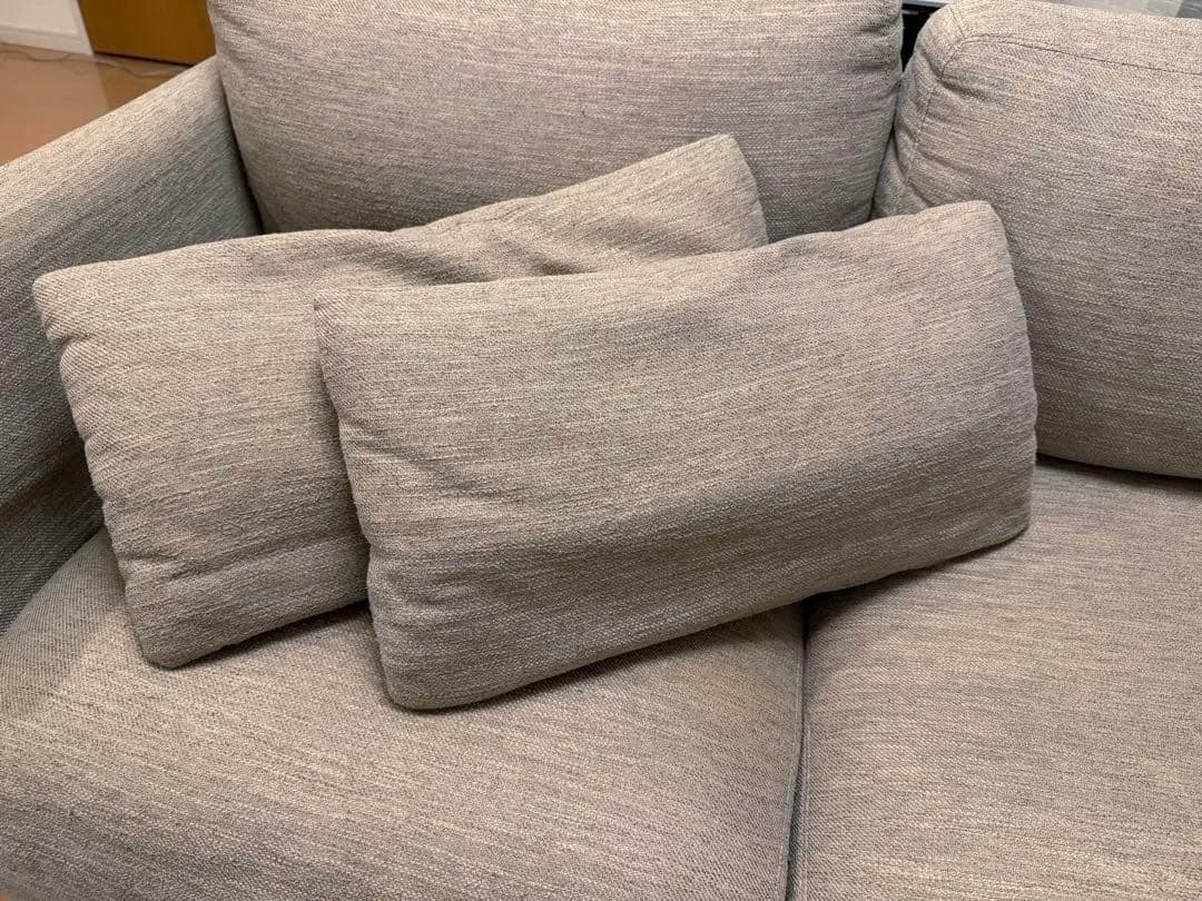 送料込み】ニトリ 2人掛けソファ CA10 ベージュ 布張り グレージュ