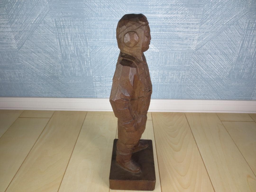 木彫★木彫り★飛行兵★特攻隊★晴廣★澤田政廣★晴廣刀★24/40体★限定★希少