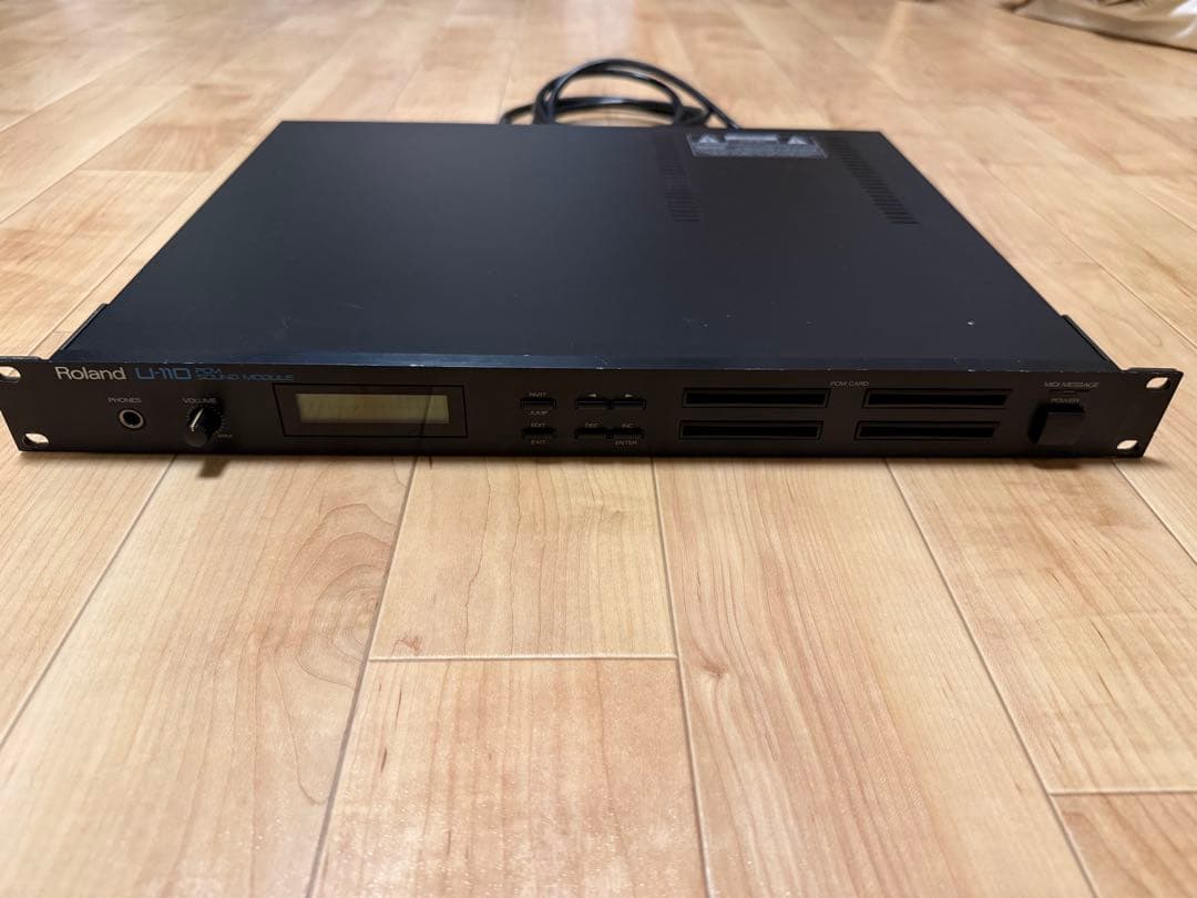 【動作良好】Roland U-110 音源モジュール ハードウェア音源