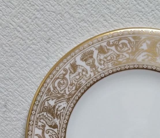 ウェッジウッド・フロレンティーン ゴールド プレート『15.3cm』