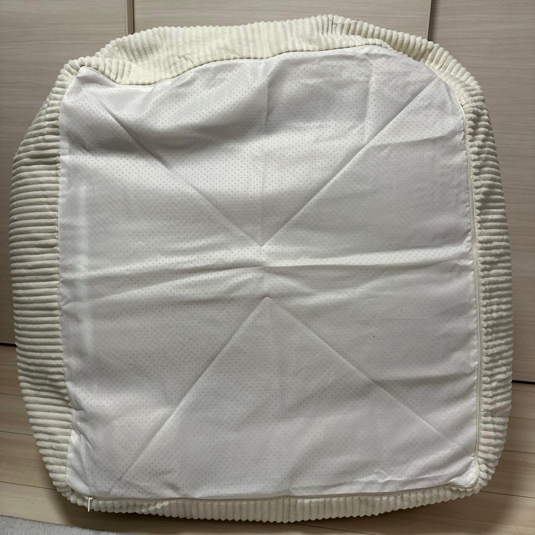 【送料込み】LOOSY HUGME 1人掛けビーズソファ IVORY