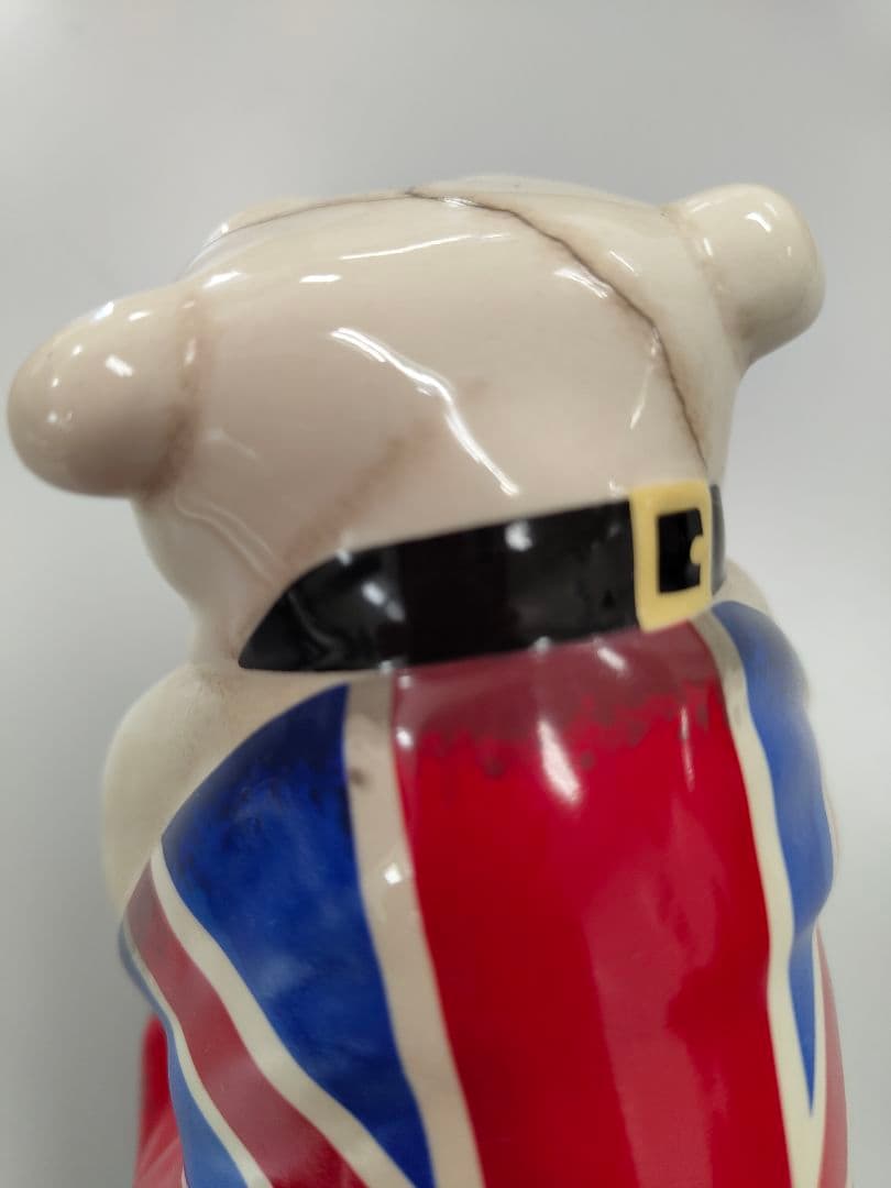 ユニオンジャック ブルドッグ 置物