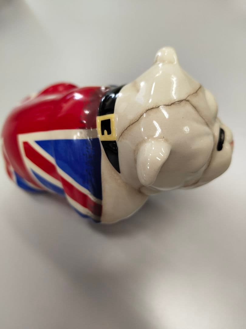 ユニオンジャック ブルドッグ 置物