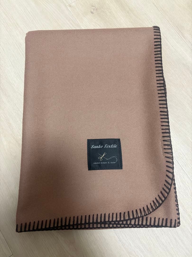 【新品未使用】日本製 ラムウール100％ブランケット SANKO TEXTILE
