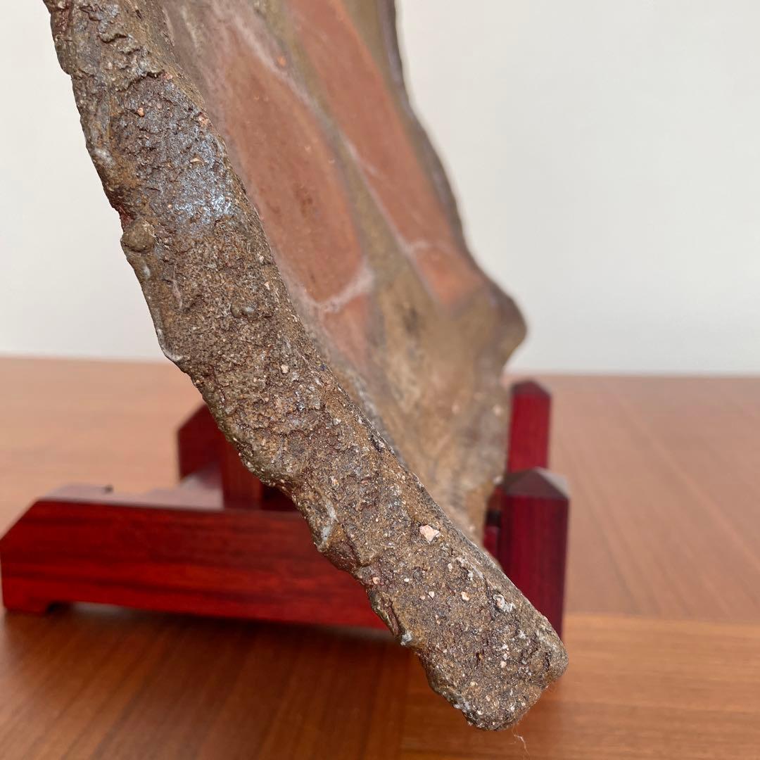 焼き締め　板皿　未使用