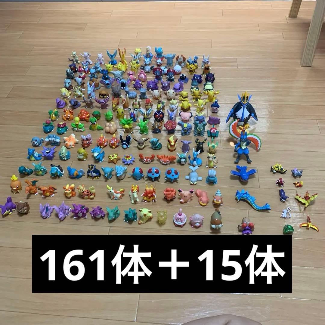 ま*り様 ポケモンフィギュアポケモン指人形 161体+おまけ大フィギュア6