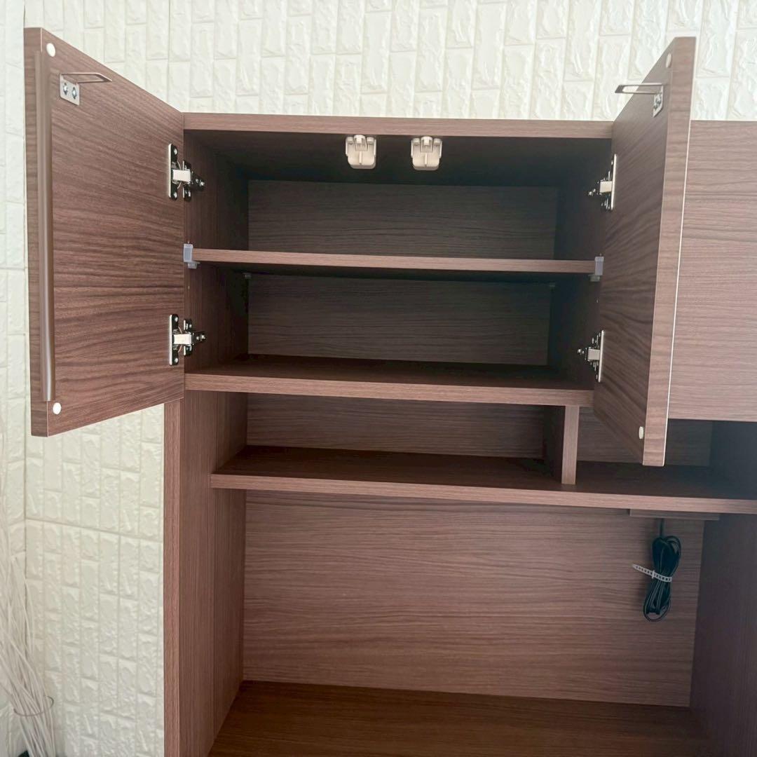 東京23区配送無料✨ニトリ　キッチンボード　エトナ90 ブラウン　美品