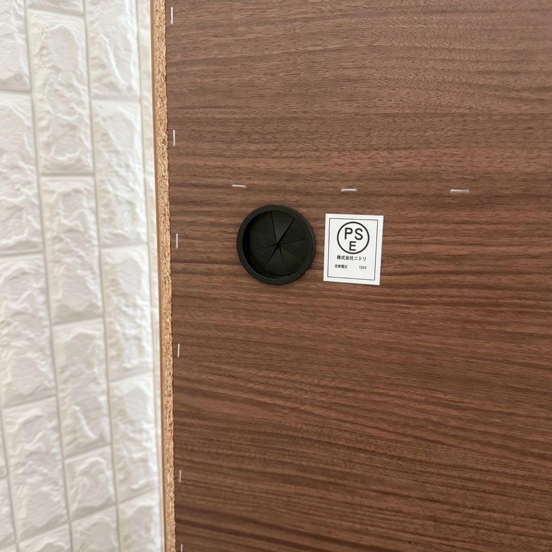 東京23区配送無料✨ニトリ　キッチンボード　エトナ90 ブラウン　美品