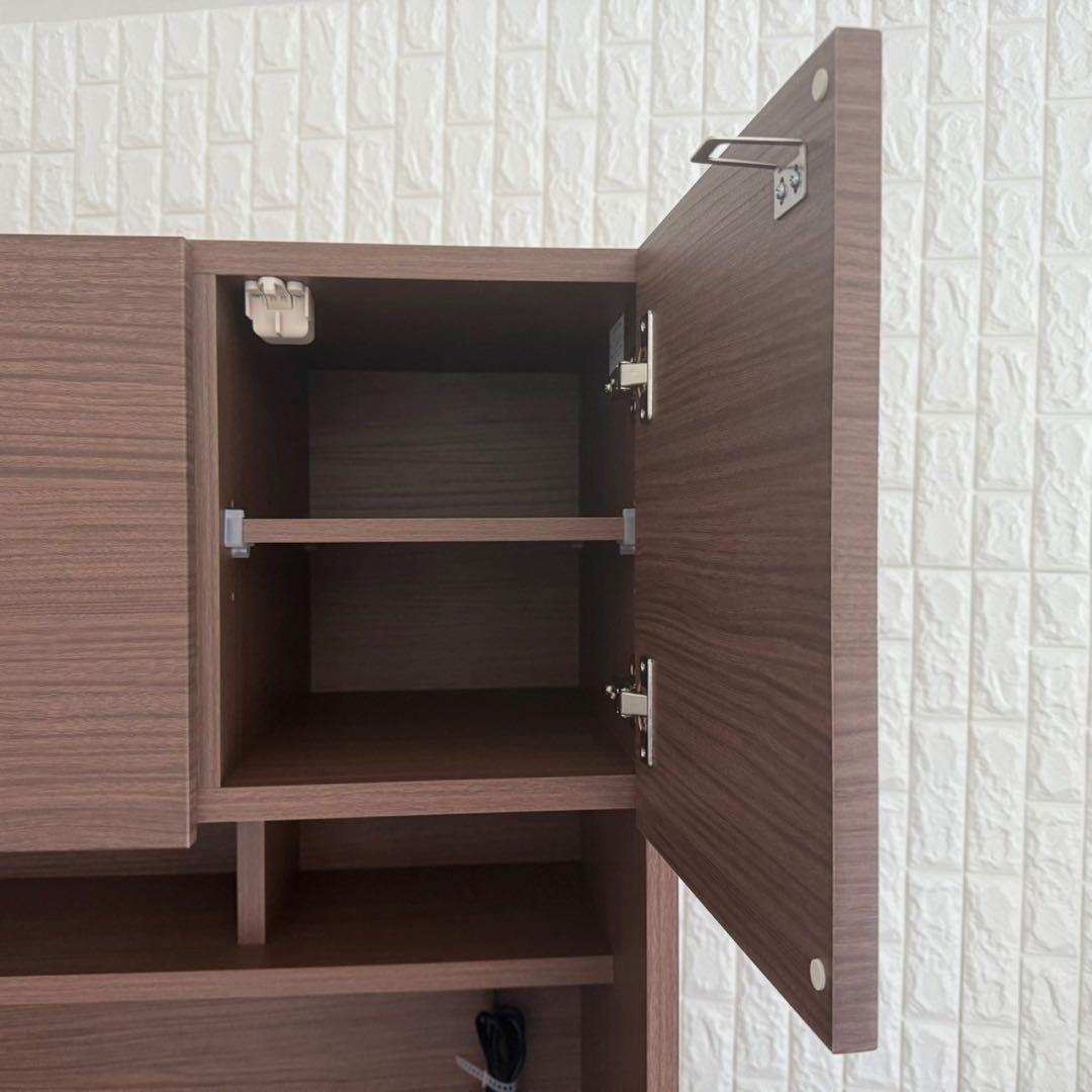 東京23区配送無料✨ニトリ　キッチンボード　エトナ90 ブラウン　美品