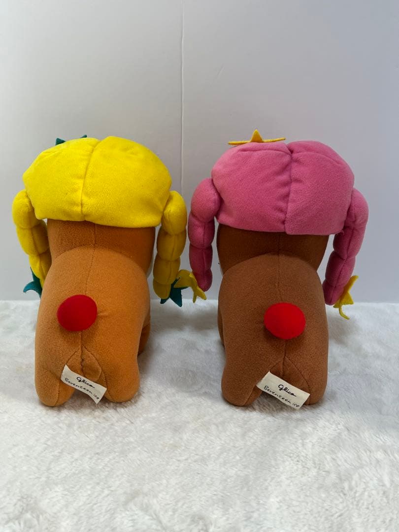 超激レア セブンティーンアイス犬 おさげアフロ犬 姉妹 - メルカリ