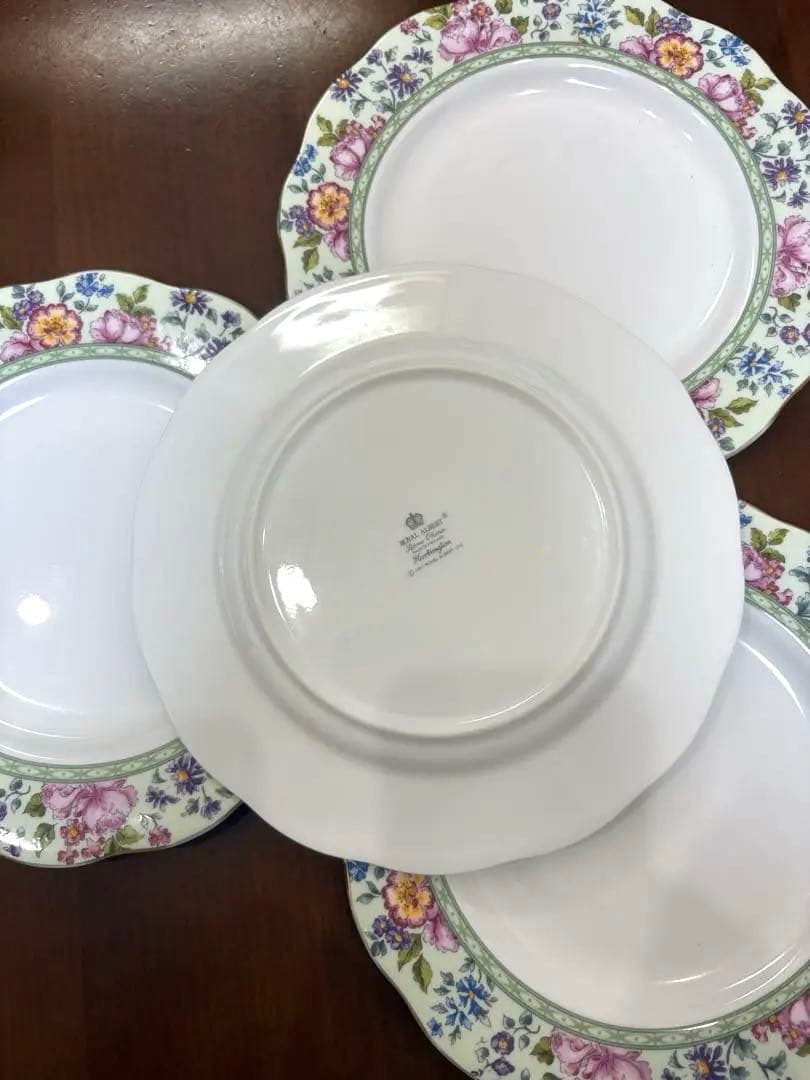 ビンテージ】ロイヤルアルバート – ハーティントン – サラダプレート4