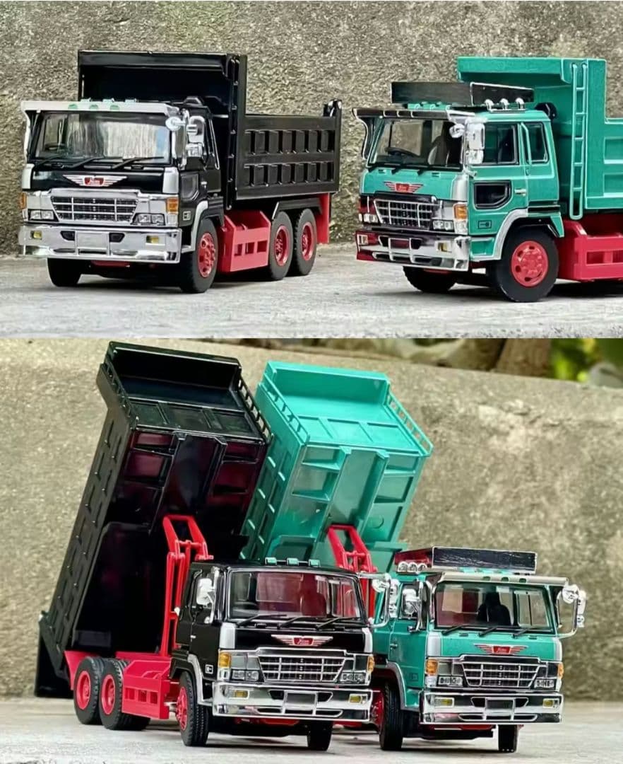 DBGT 1/64 日野 スーパードルフィン ダンプ トラック 黒 - メルカリ