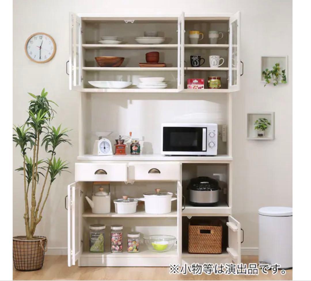 ニトリ 食器棚 ミランダ 120