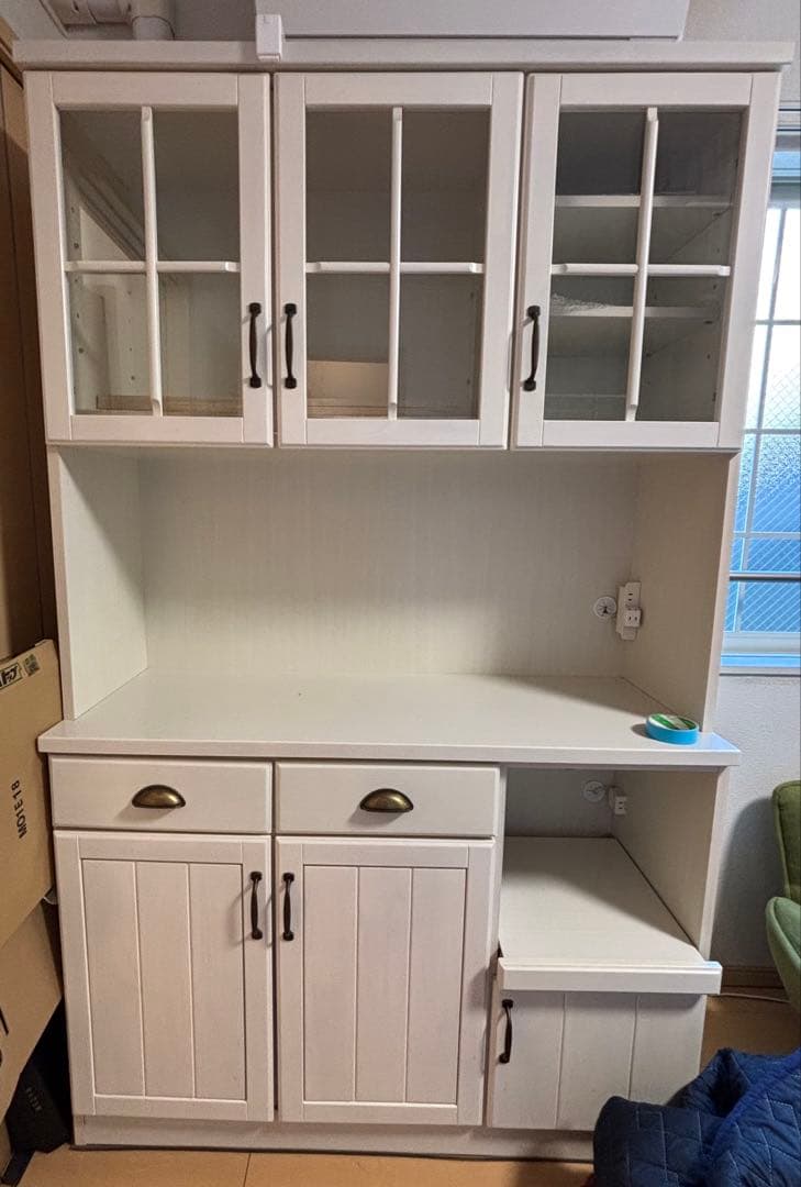 ニトリ 食器棚 ミランダ 120