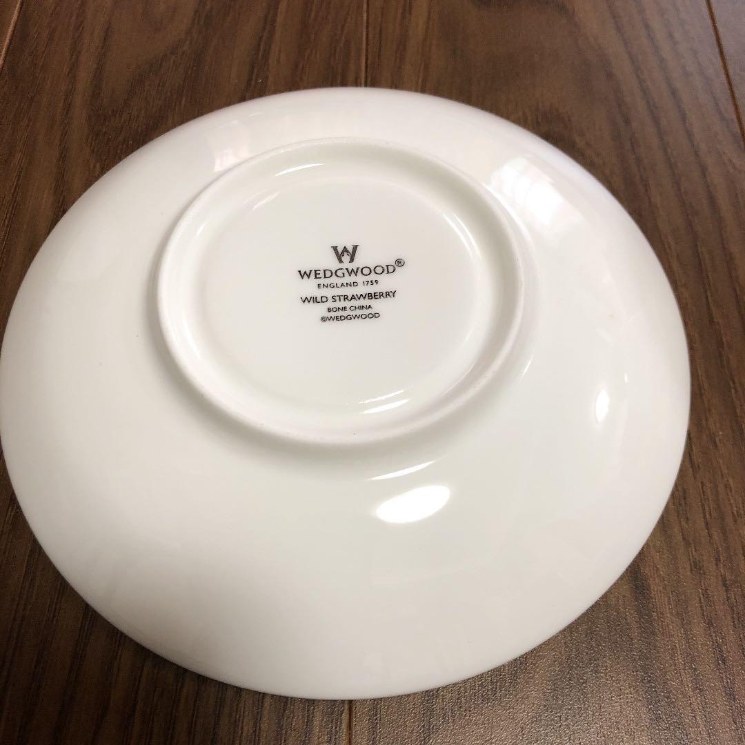 ウエッジウッド ワイルドストロベリー　 カップ&ソーサー　4客セット