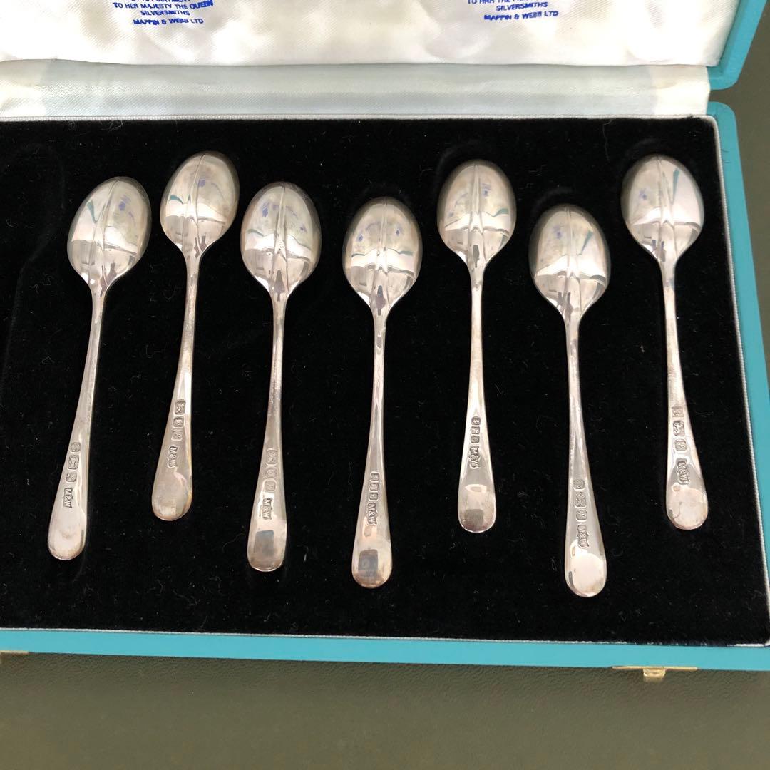 マッピン＆ウェッブ　純銀製スプーン7本セット　シルバー　ビンテージ　SILVER